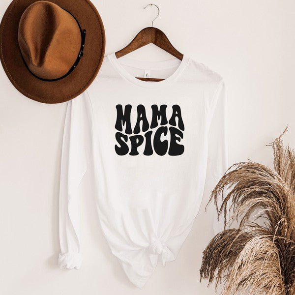 Mama Spice Wavy Long Sleeve Graphic Tee