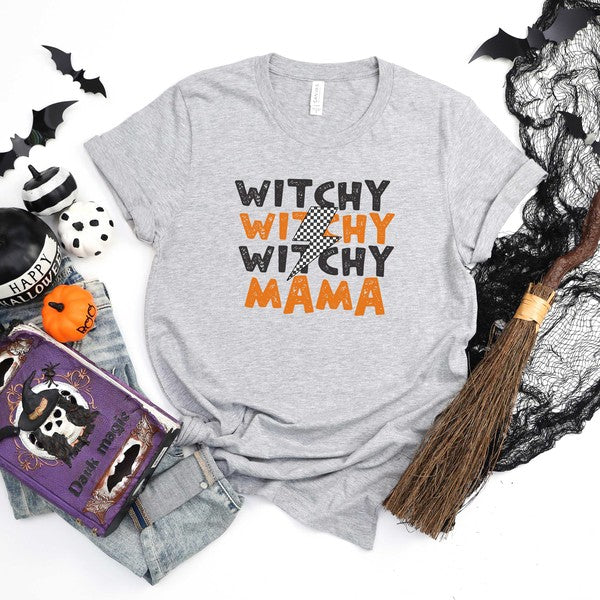 Witchy Mama Lightning Bolt Short Sleeve Tee