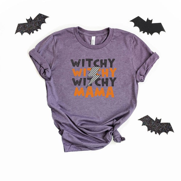 Witchy Mama Lightning Bolt Short Sleeve Tee