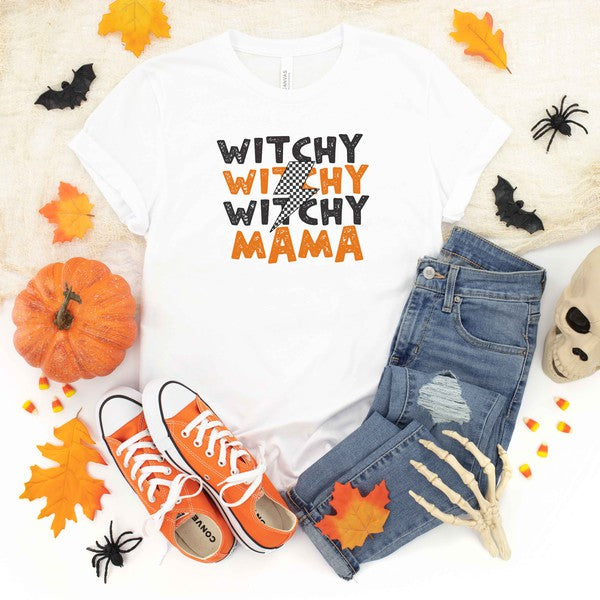 Witchy Mama Lightning Bolt Short Sleeve Tee